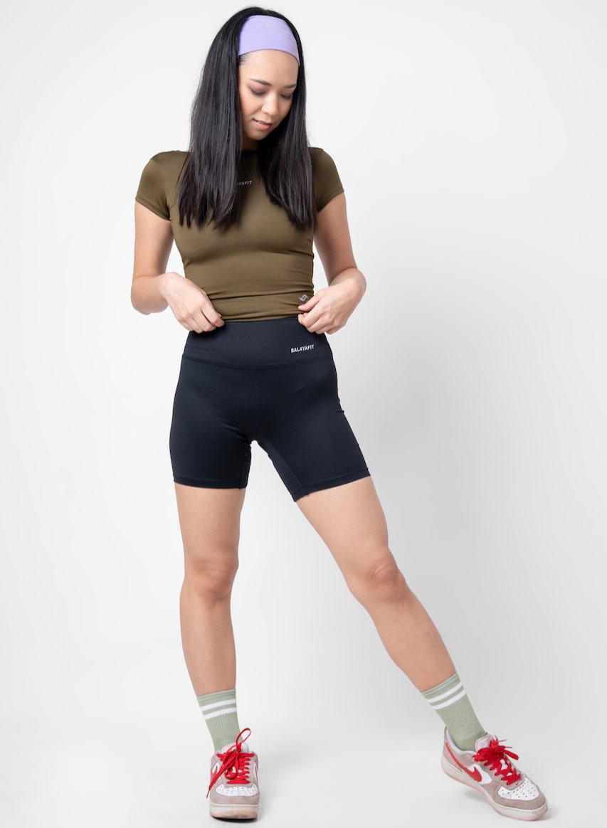 Seamless Force Shorts - Black