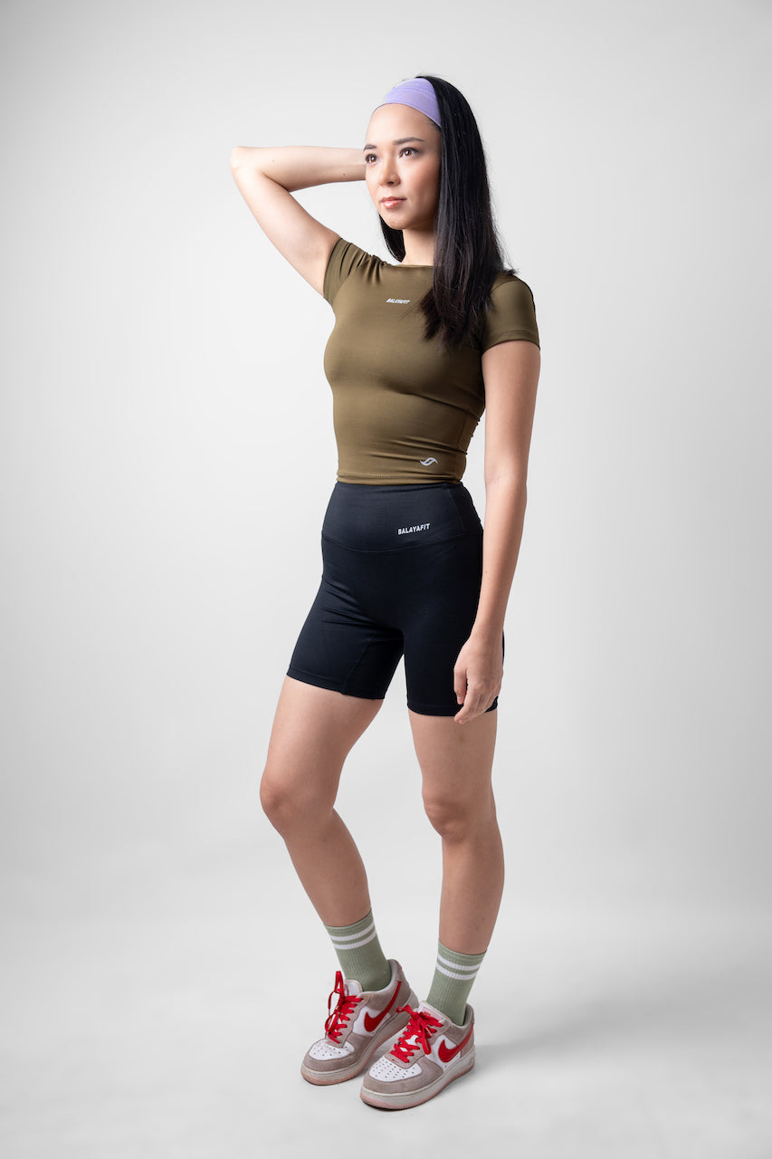 Celine Crop - Olive
