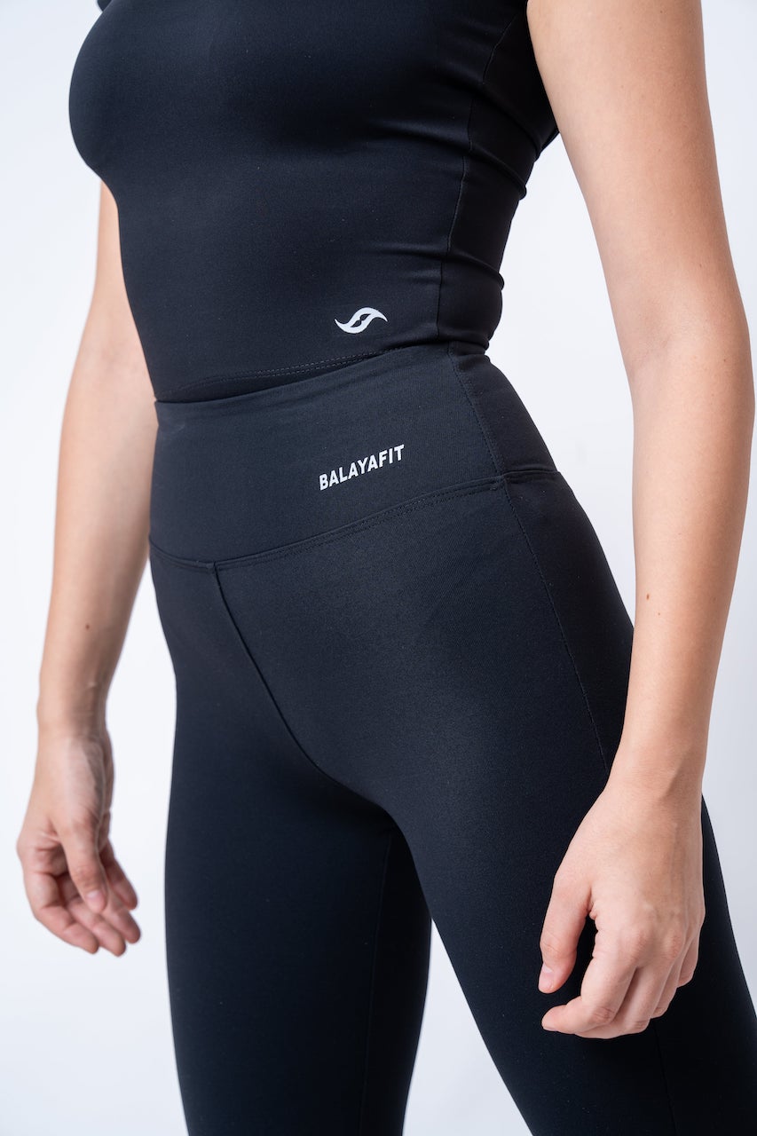 Leia Flared Legging - Black