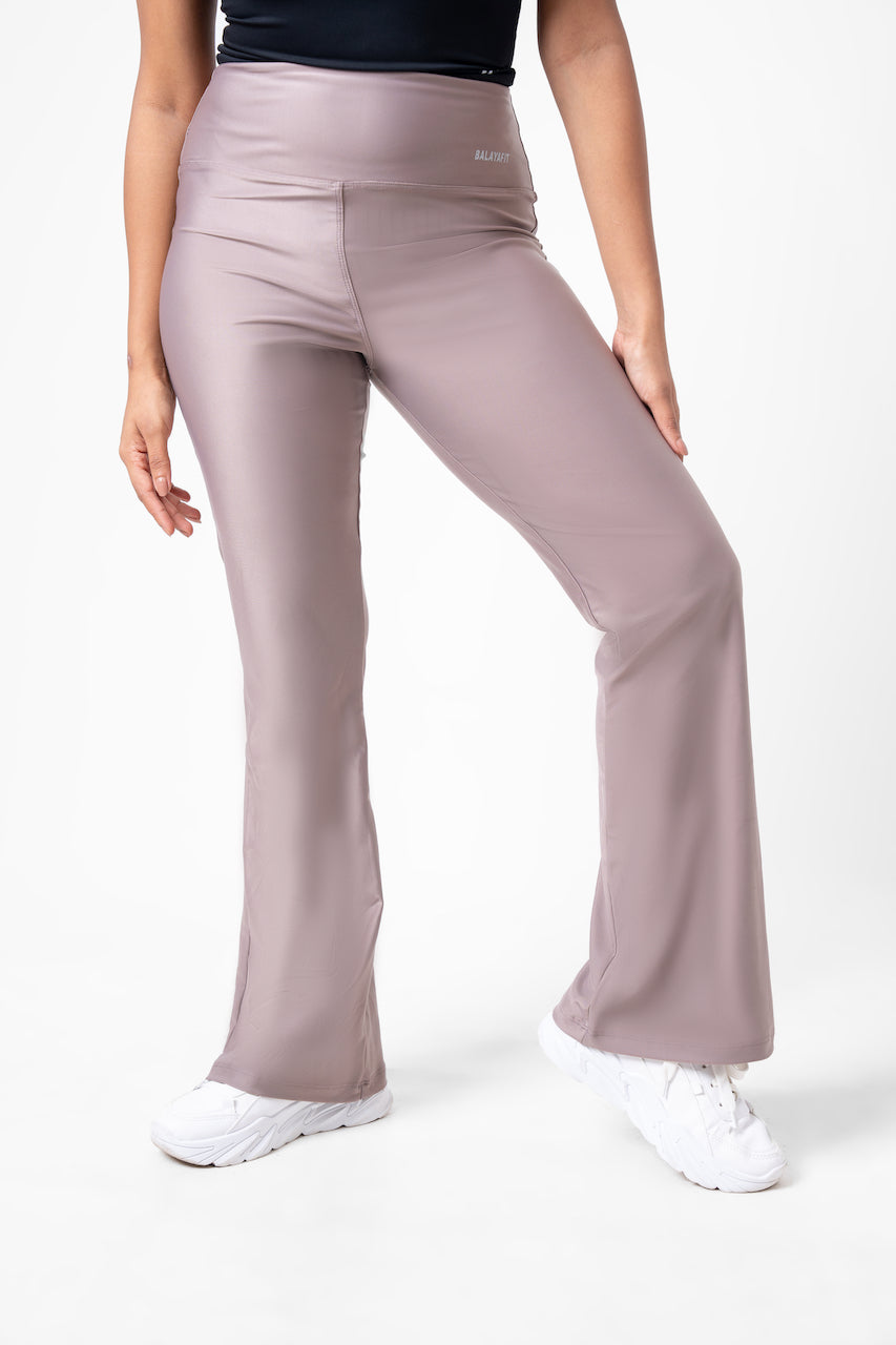 Leia Flared Legging - Brown