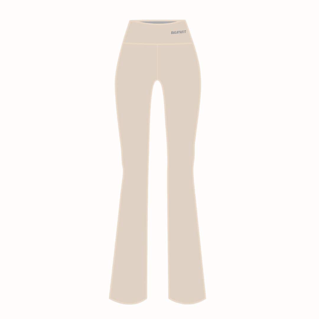 Entropy Flare Legging Camel