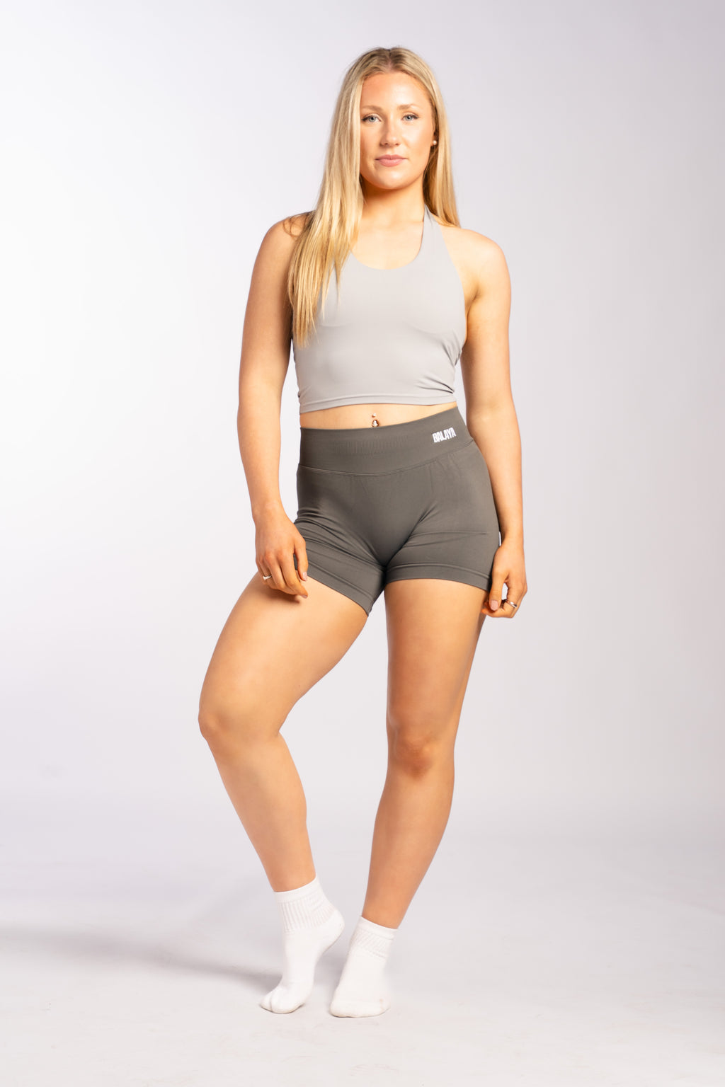 Aeris Booty Shorts - Dark Grey