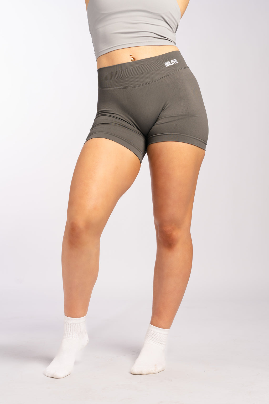 Aeris Booty Shorts - Dark Grey
