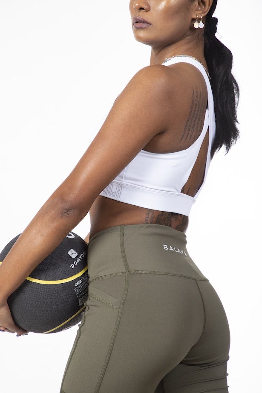 Pocket Bike Shorts - Khaki
