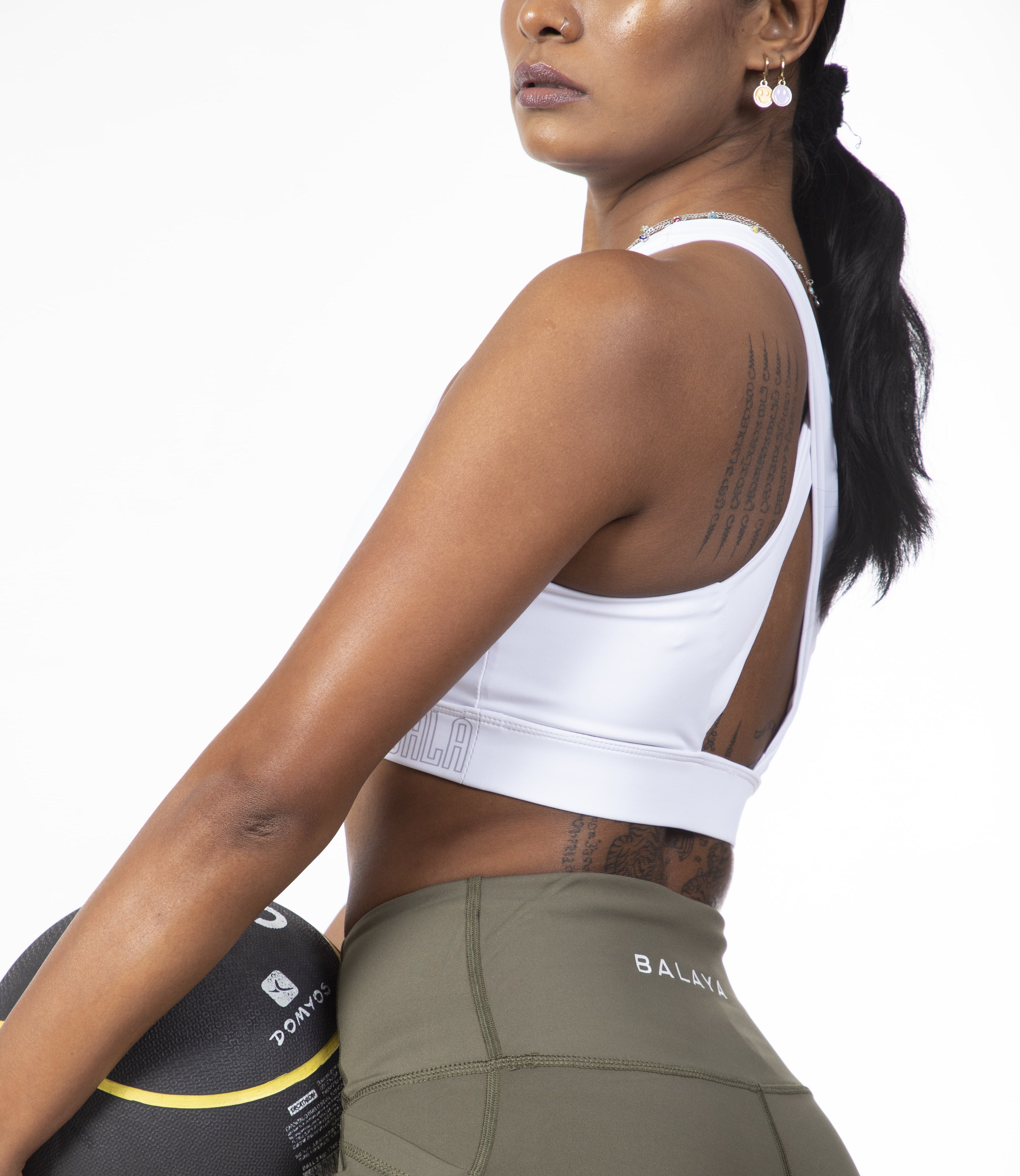 Shakthi Sports Bra - White