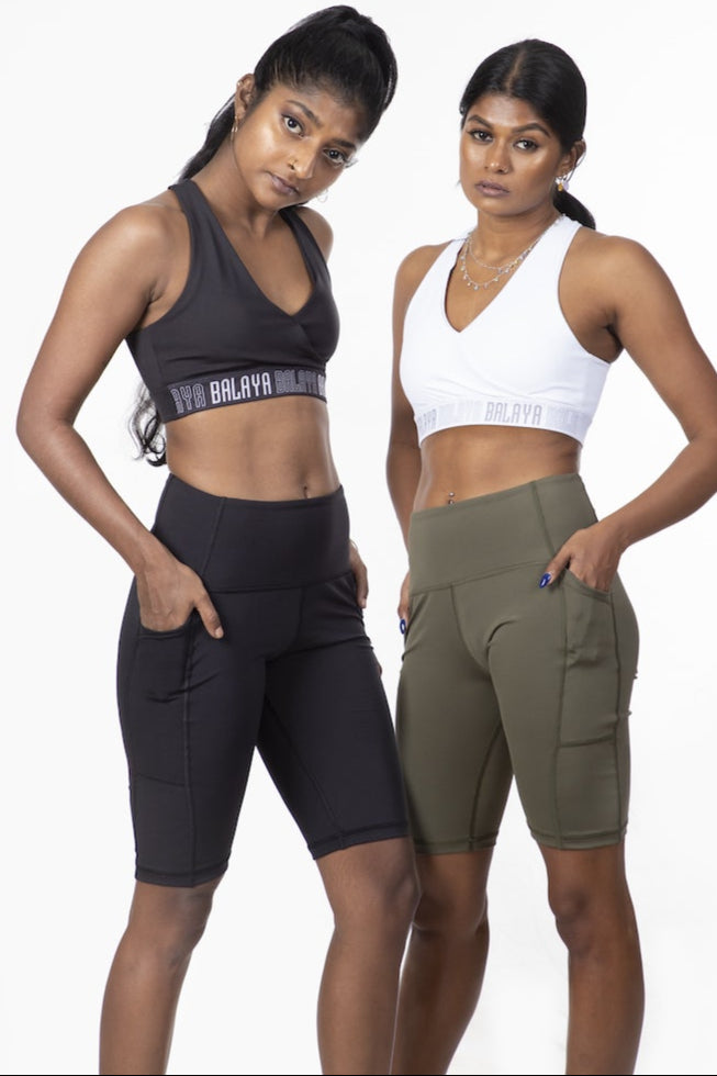 Pocket Bike Shorts - Black