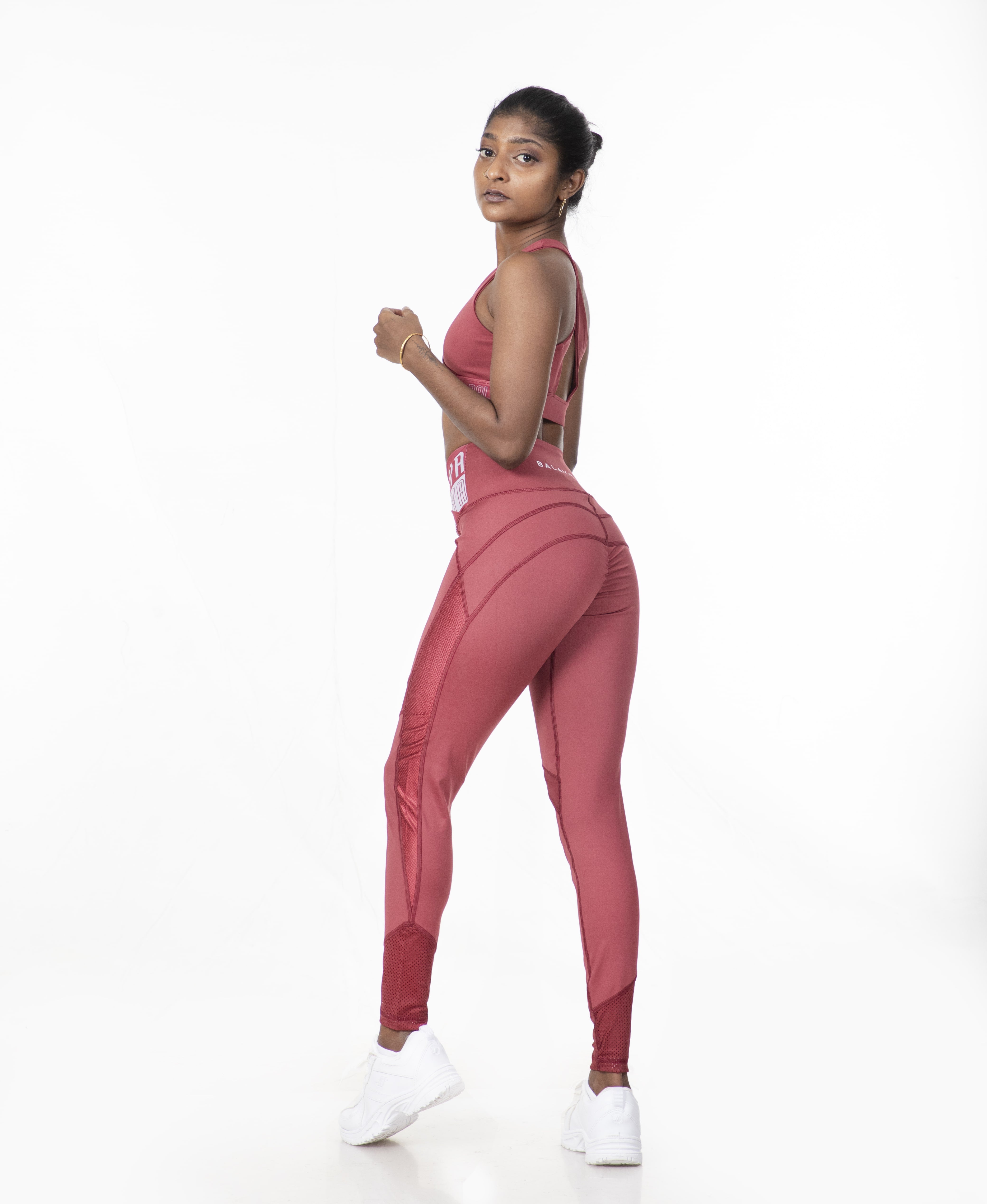 Shakthi Sports Leggings - Red