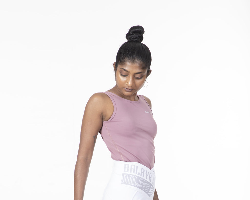 Luxe Tank Top - Dusty Pink