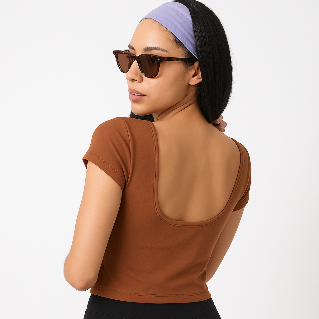 Celine Crop - Brown