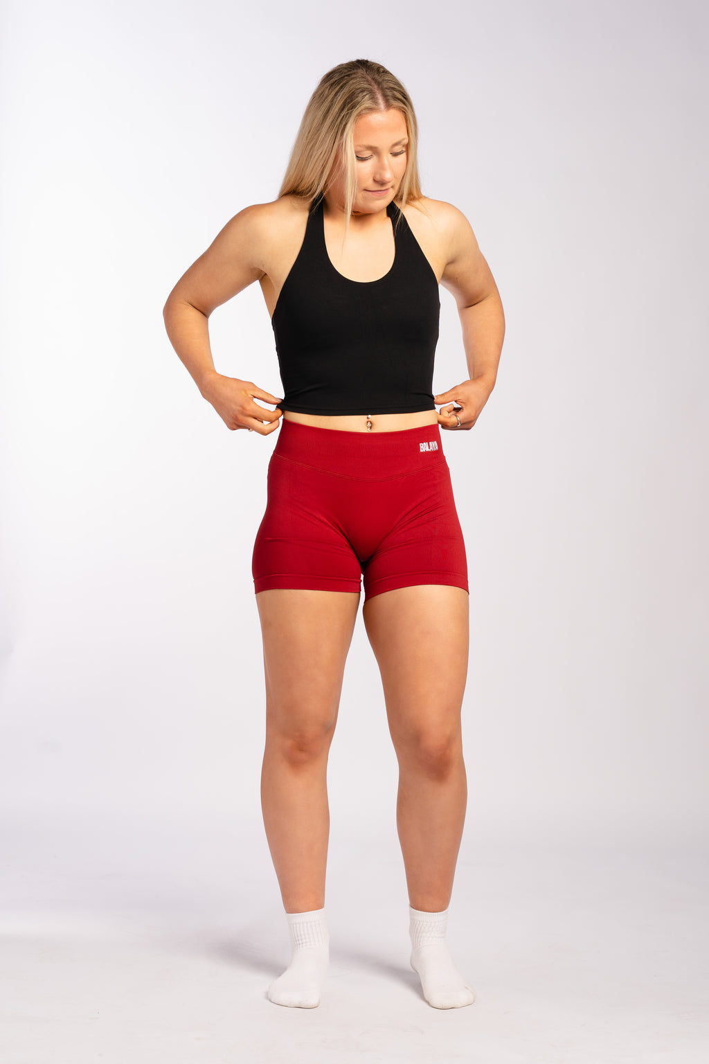 Aeris Booty Shorts - Red