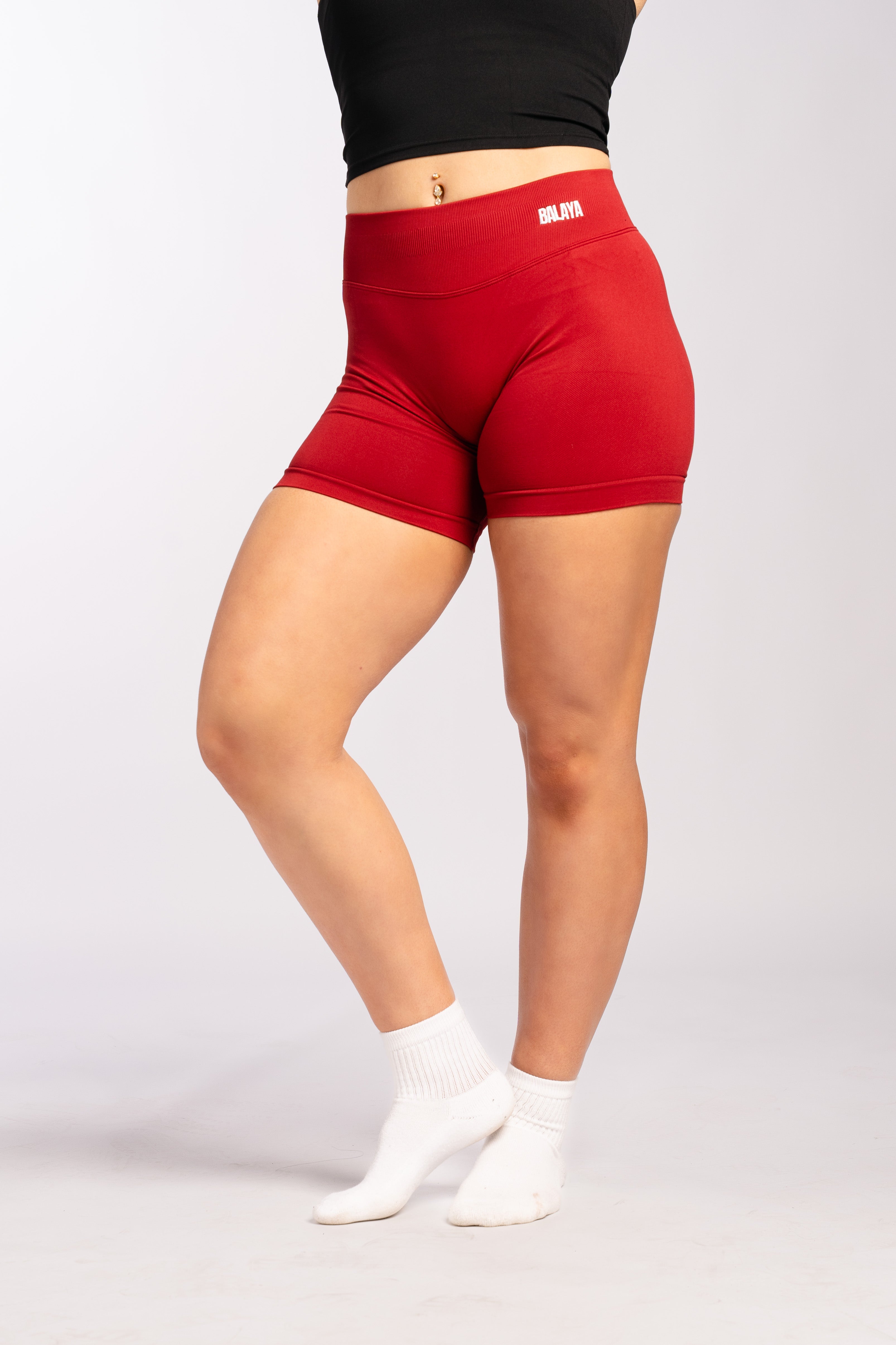 Aeris Booty Shorts - Red