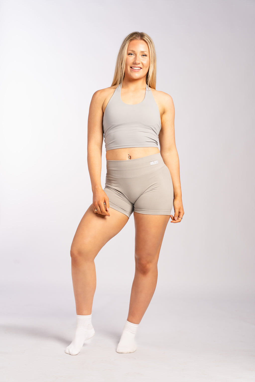 Aeris Booty Shorts - Beige