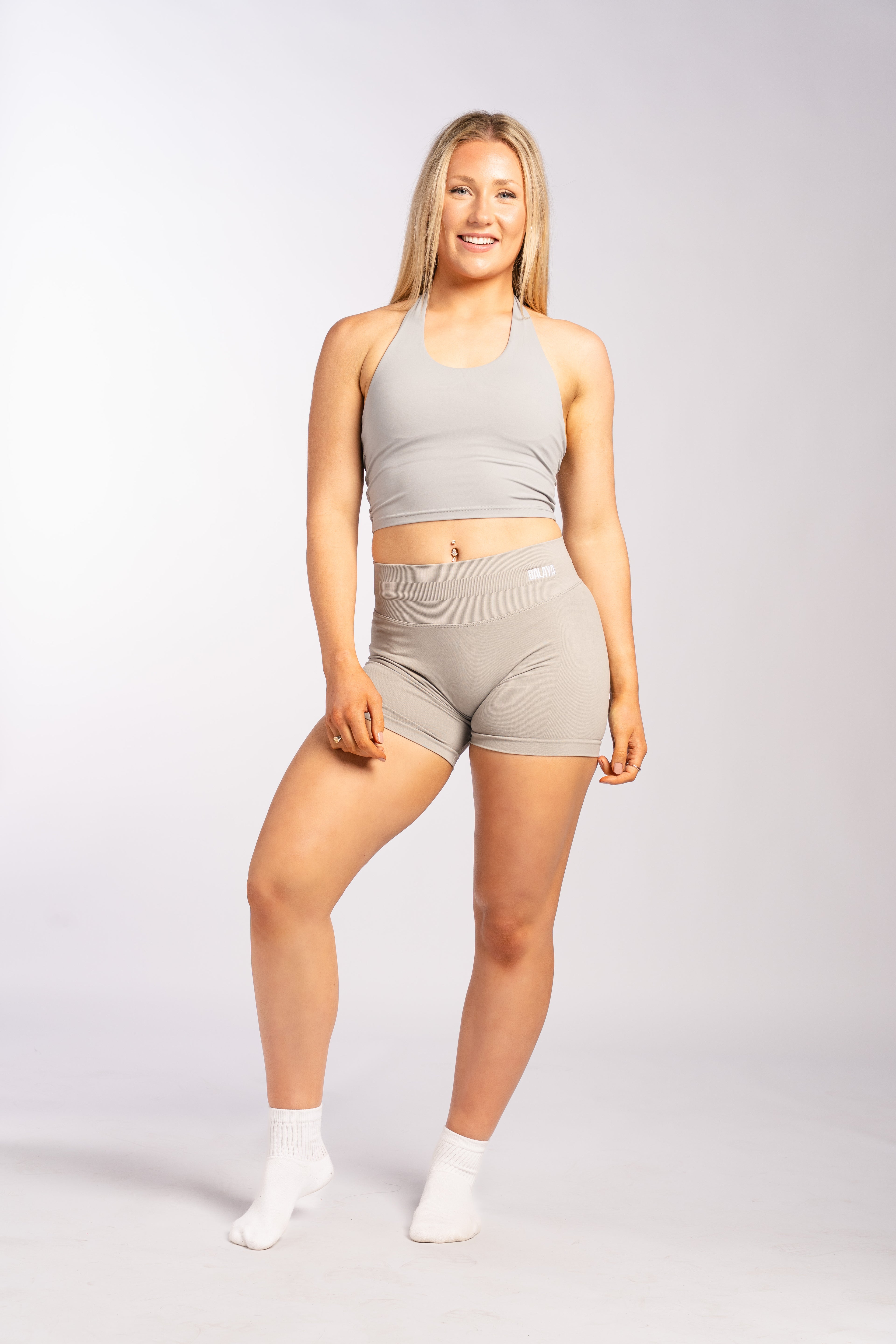 Aeris Booty Shorts - Beige