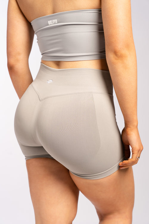 Aeris Booty Shorts - Beige