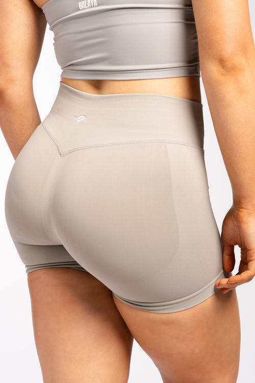 Aeris Booty Shorts - Beige