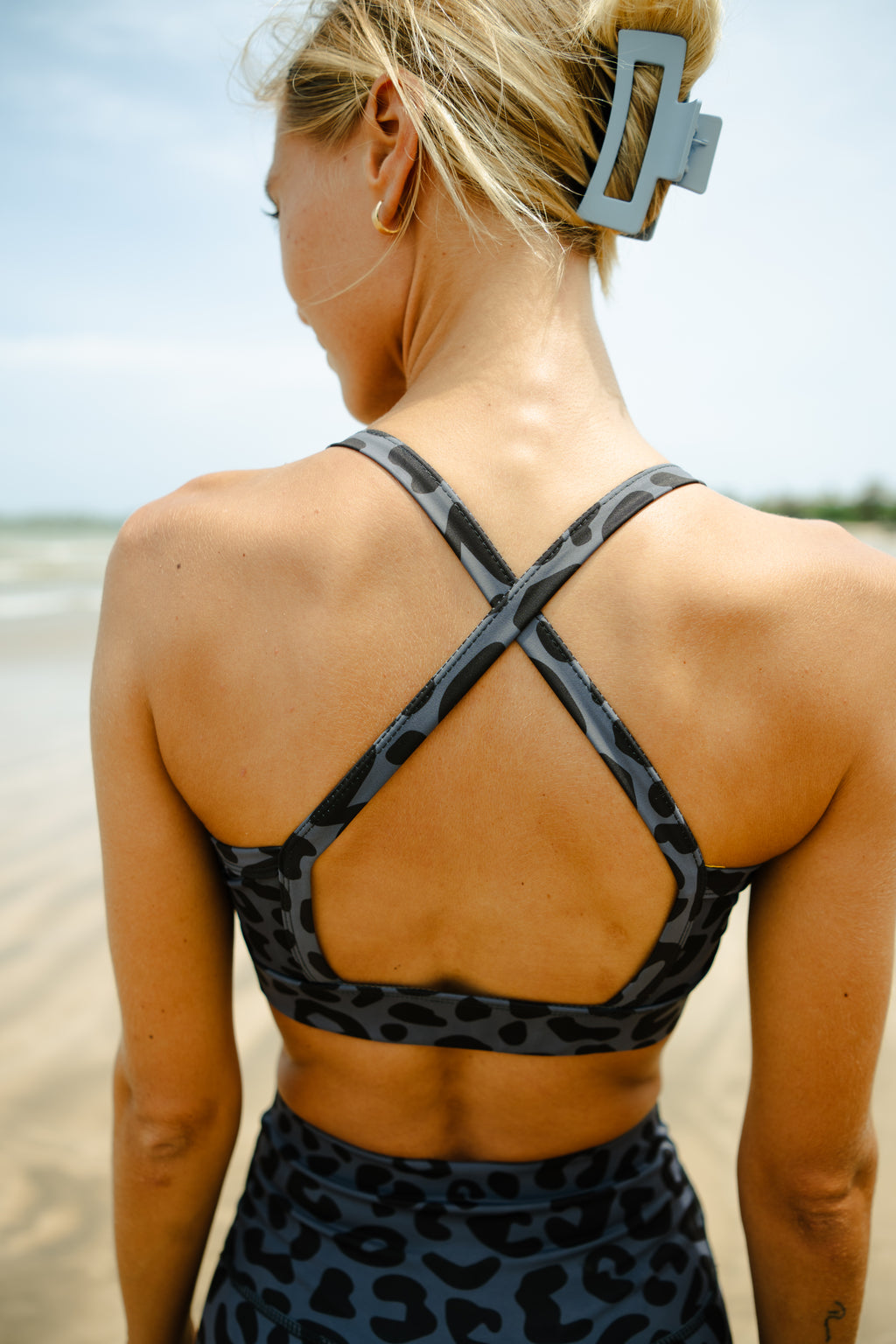 Black Leopard Sports Bra