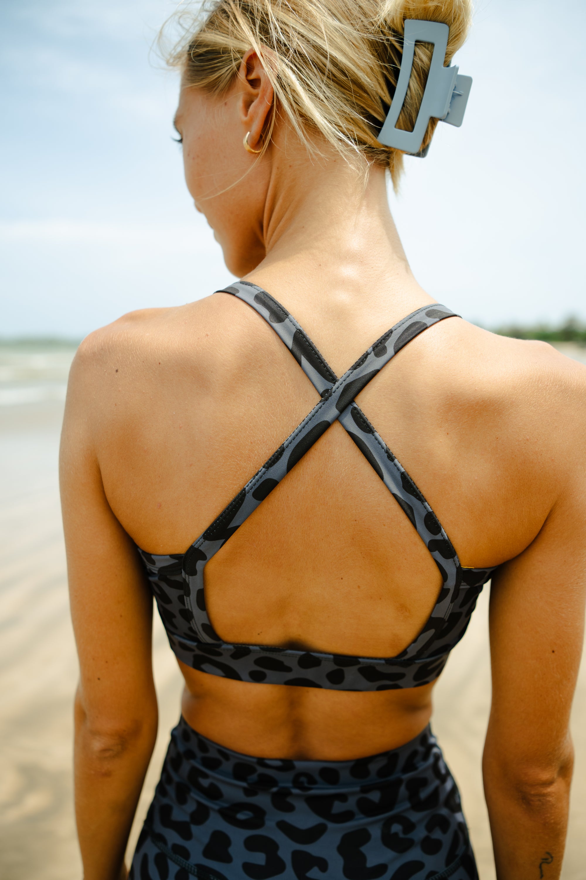 Black Leopard Sports Bra