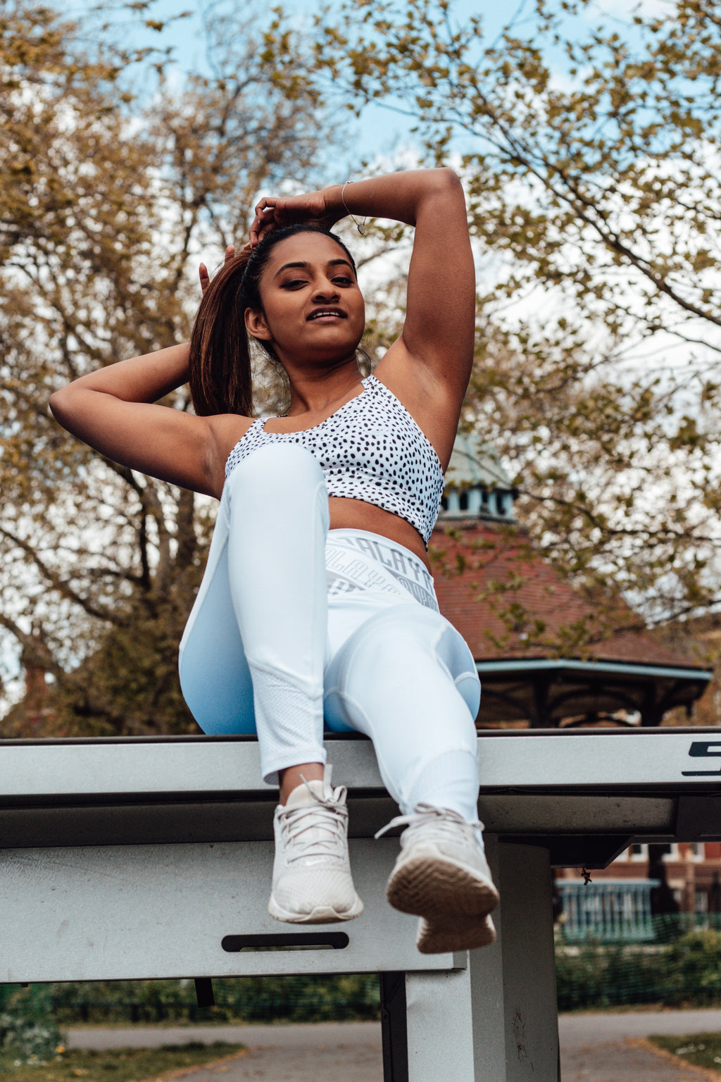 Shakthi Sports Leggings - White