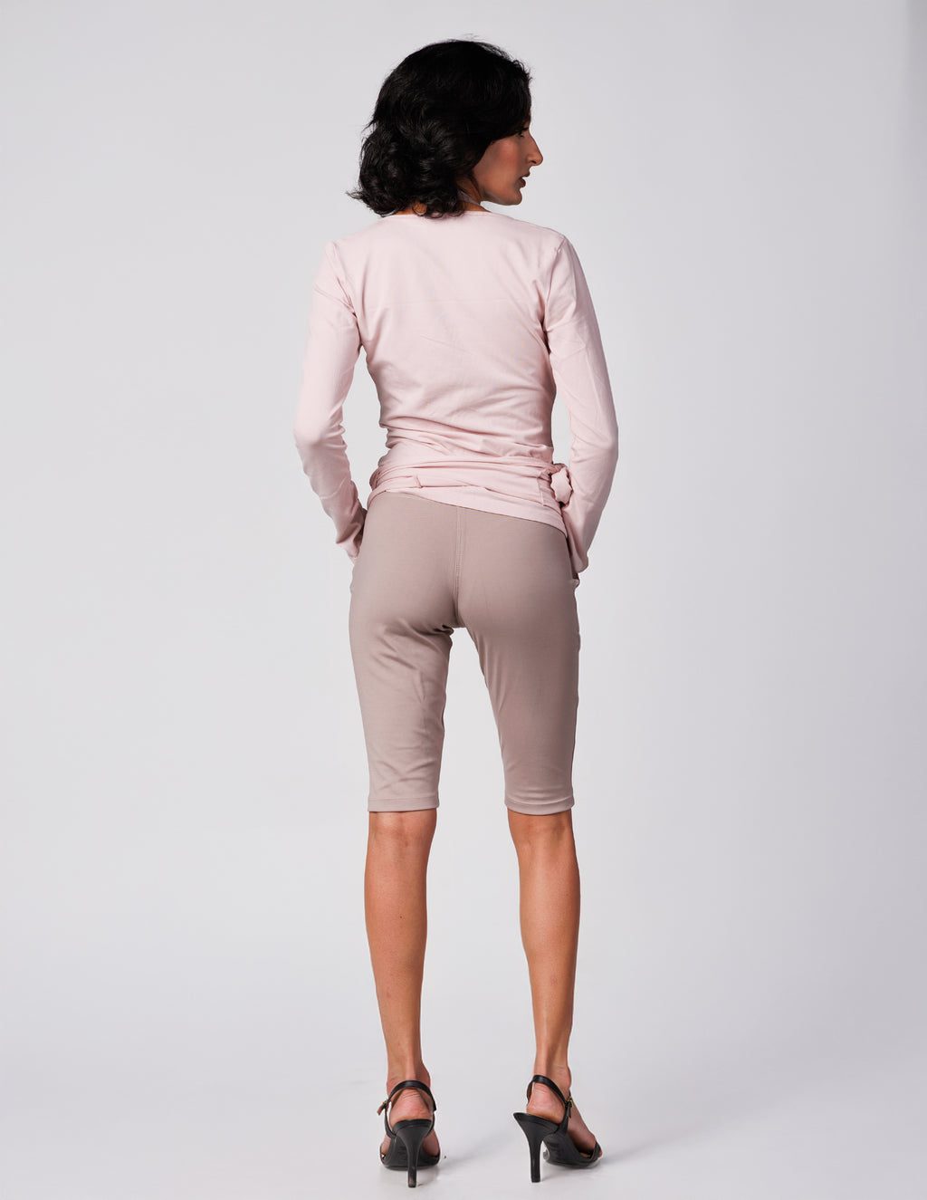 WRAP TOP - BABY PINK