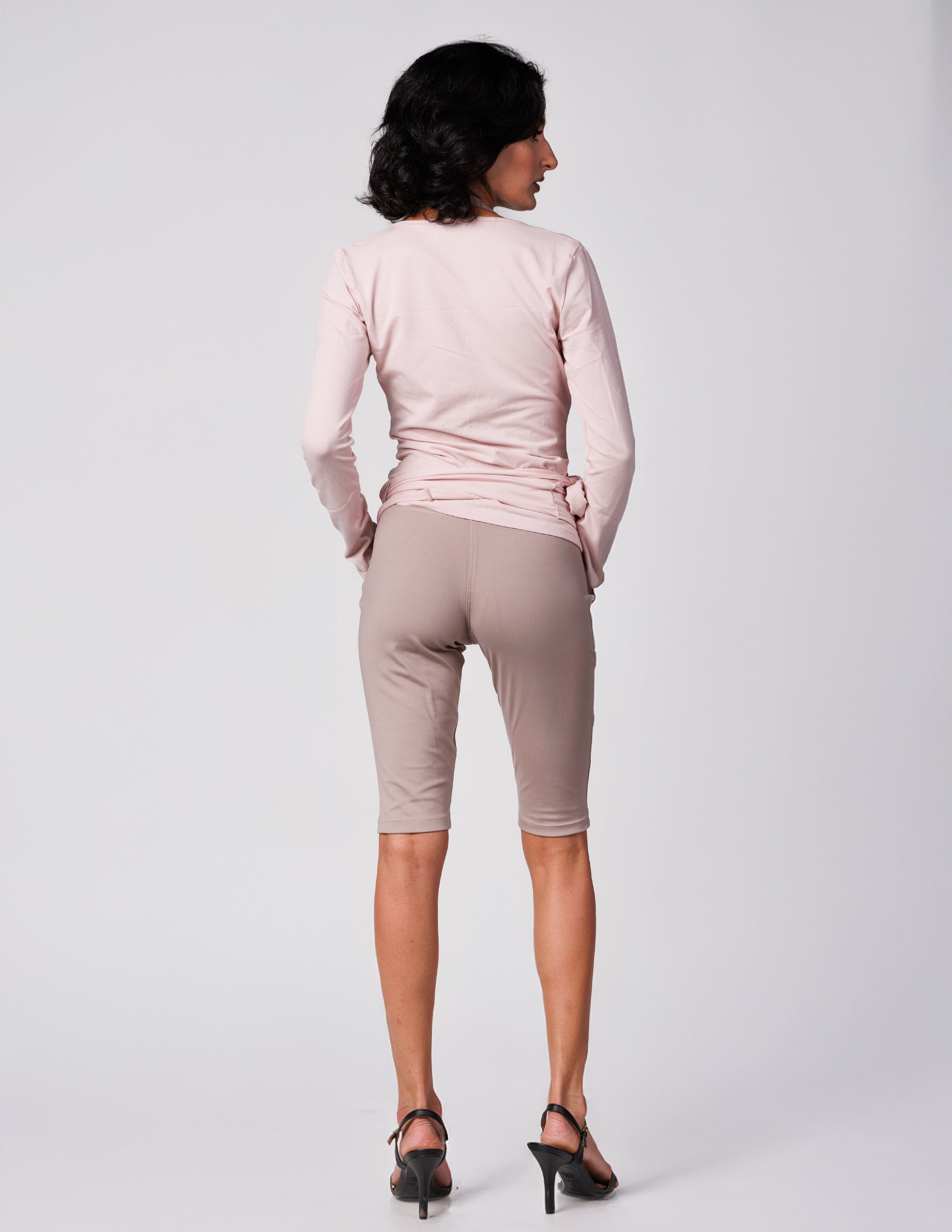 WRAP TOP - BABY PINK