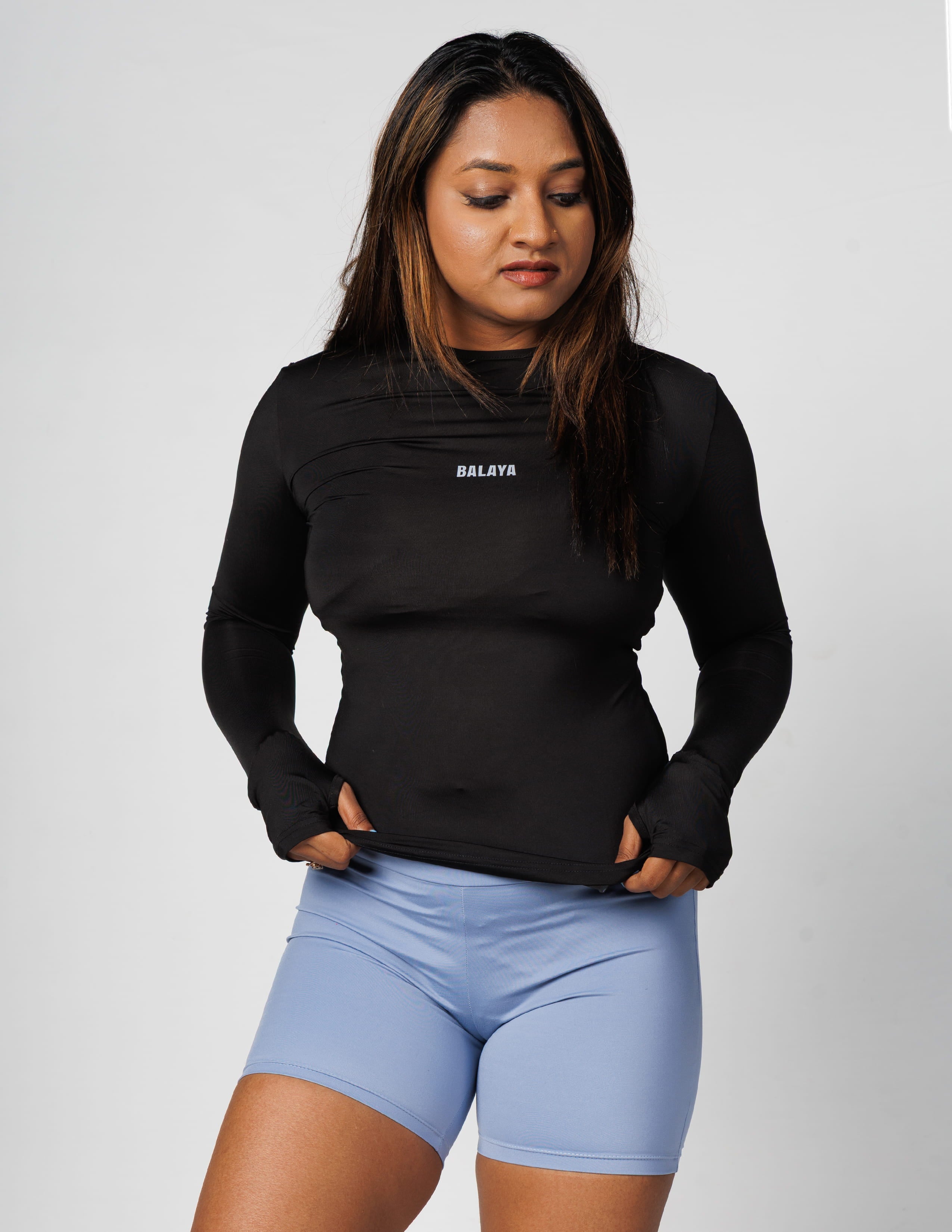 Blue Scrunch Short - Sporty & Hot