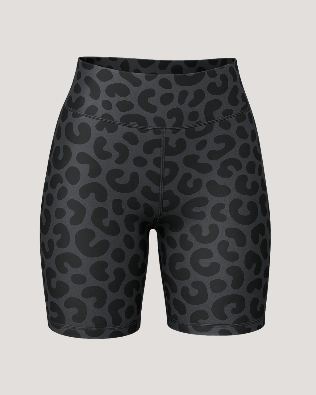 Black Leopard Bike Shorts