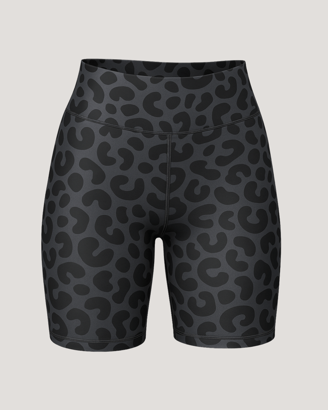 Black Leopard Bike Shorts