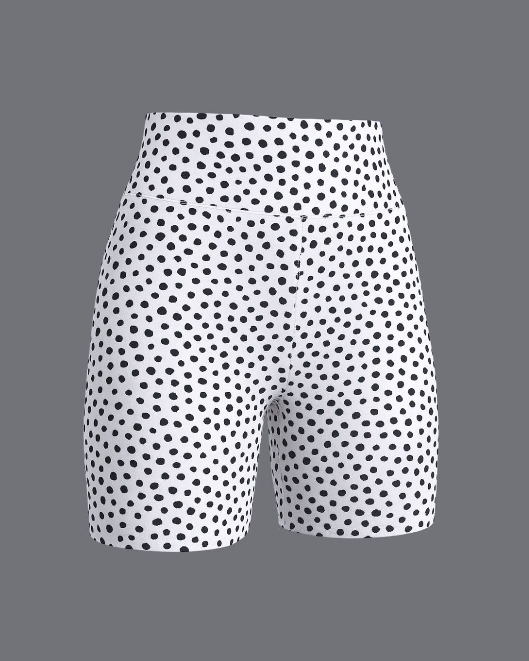 White Leopard Bike Shorts
