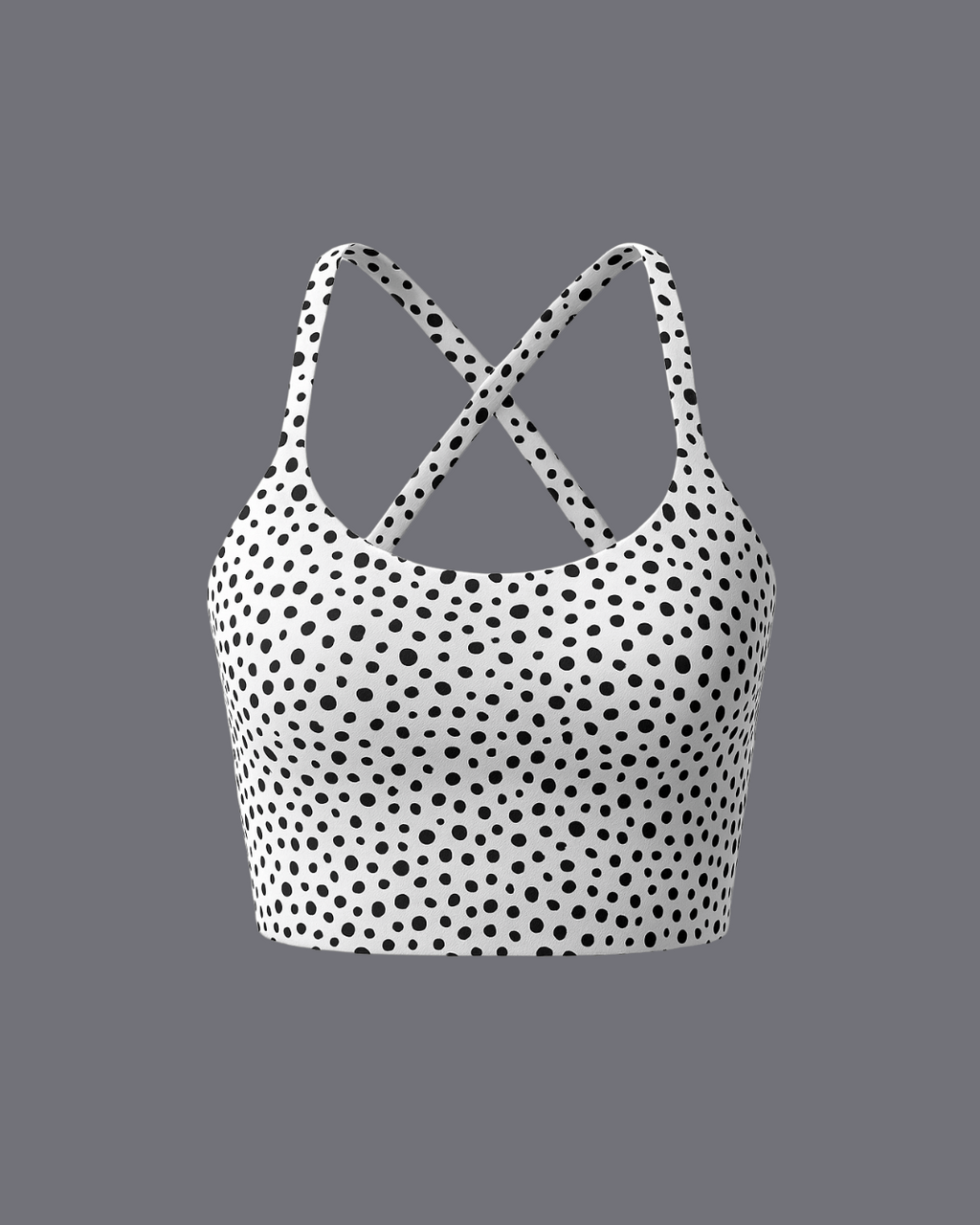 White Leopard Sports Bra