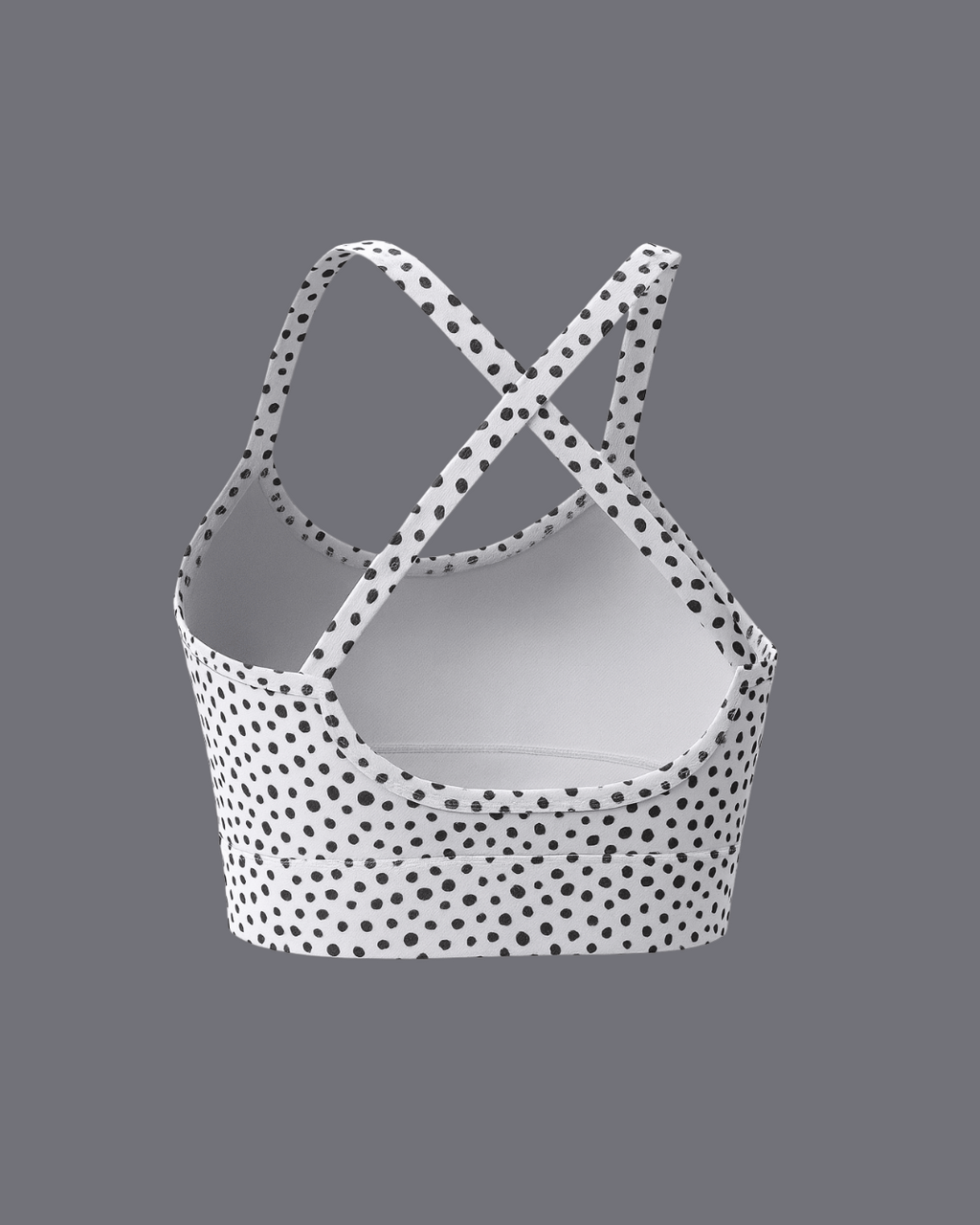 White Leopard Sports Bra