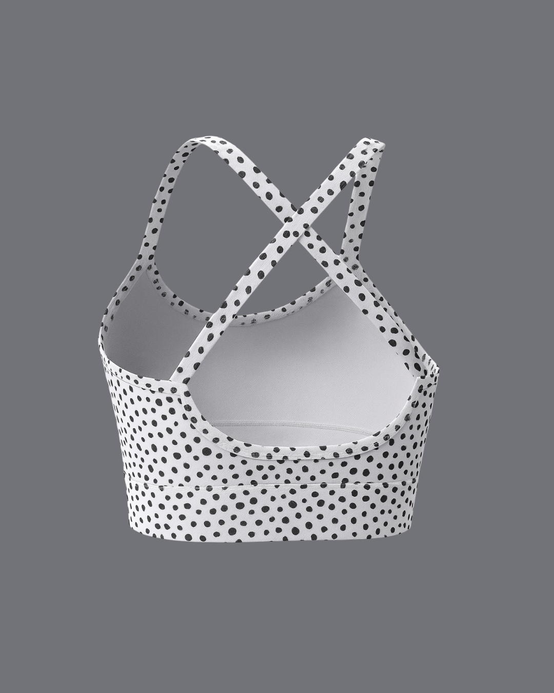 White Leopard Sports Bra