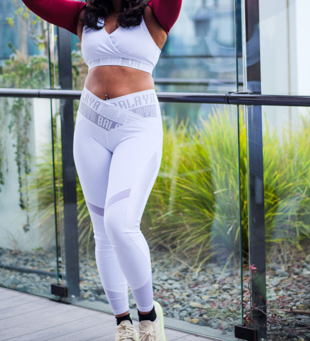 Shakthi Sports Leggings - White