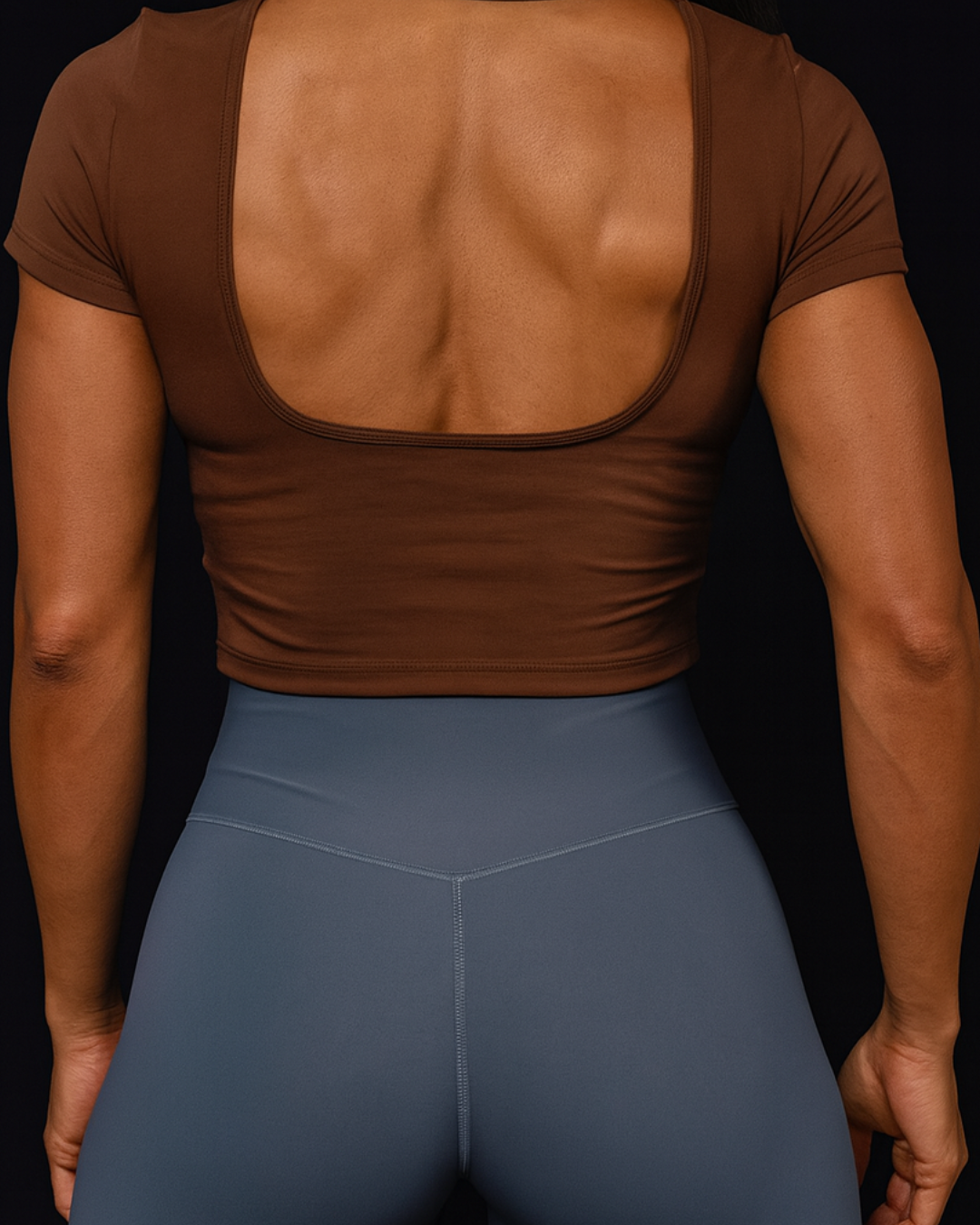Celine Crop - Brown