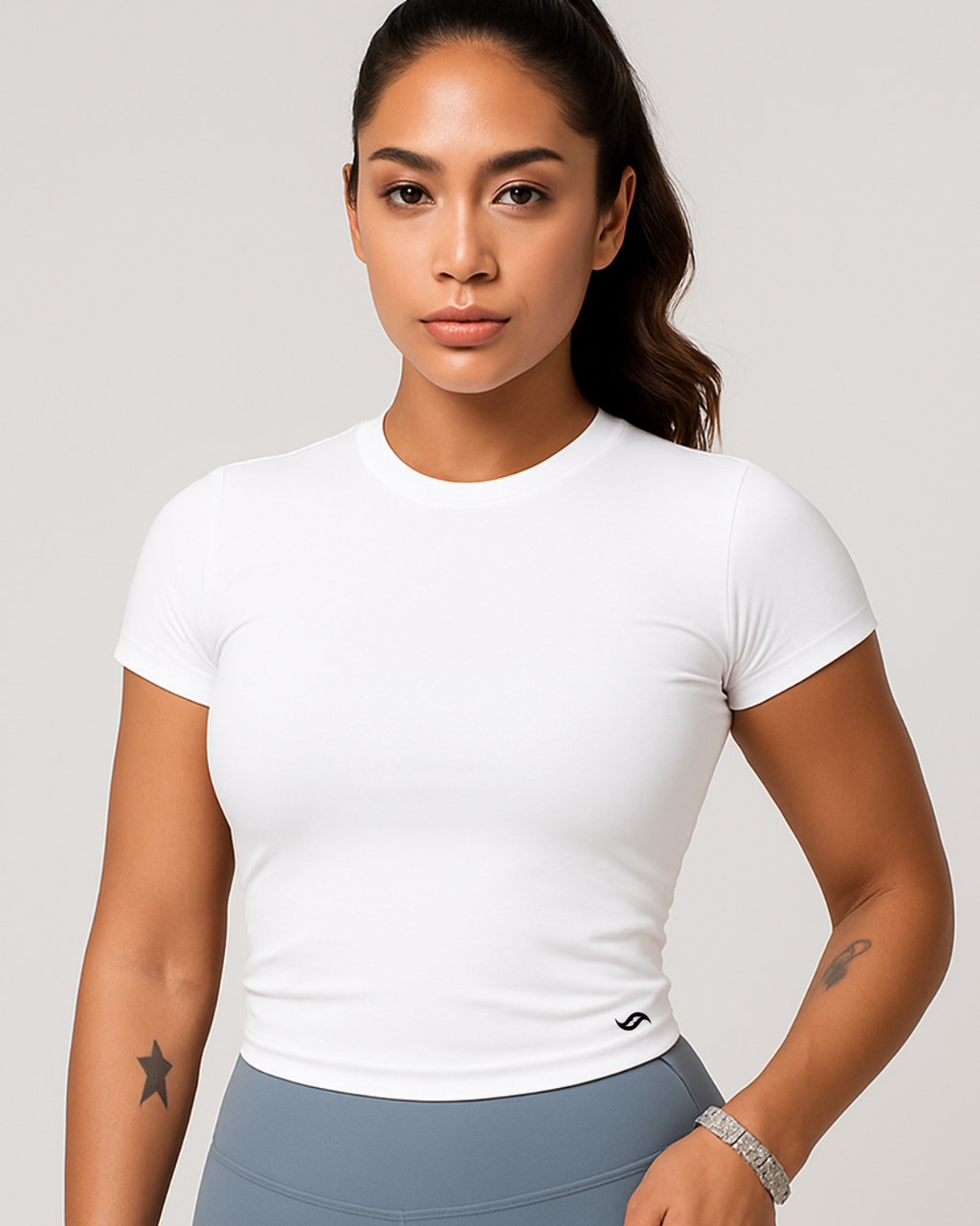 Chaos Baby Tee - White